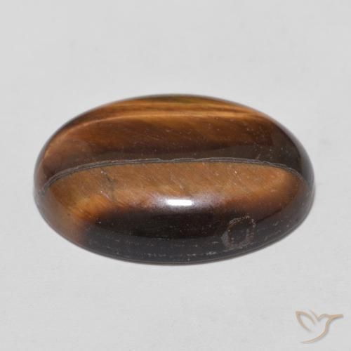 Olho de Tigre Canela Marrom Natural 10.04ct, oval, Opaco