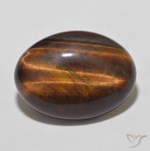10.43ct Natural Canela Marrom Olho de Tigre, oval, Opaco