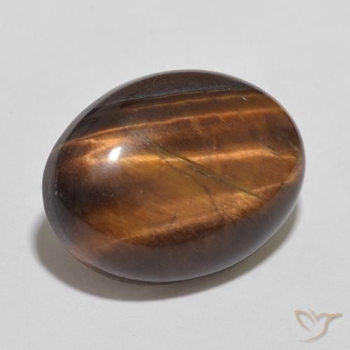 Olho de Tigre Canela Marrom Natural 10.43ct, oval, Opaco