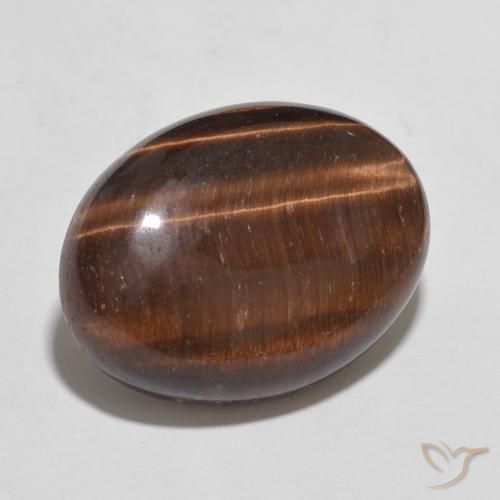 Olho de Tigre Marrom Quente Natural 10.52ct, oval, Opaco