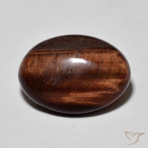 9.88ct Natural Gingerbread Marrom Olho de Tigre, oval, Opaco