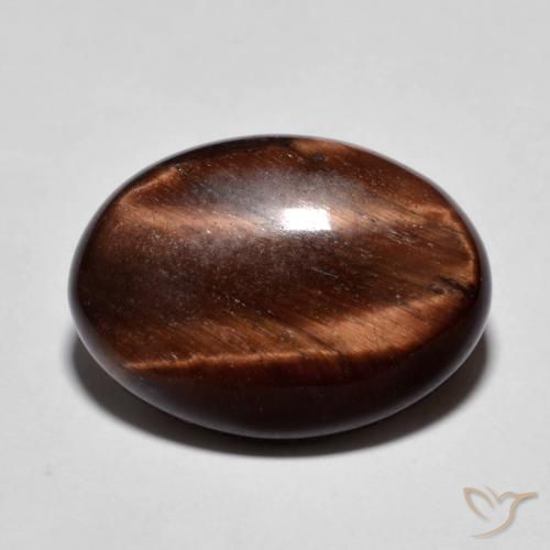 9.94ct Natural Gingerbread Marrom Olho de Tigre, oval, Opaco