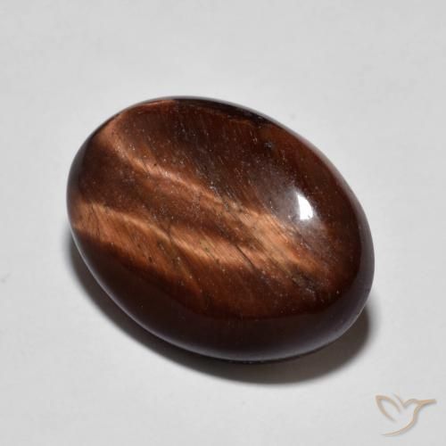 Olho de Tigre Gingerbread Marrom Natural 9.94ct, oval, Opaco