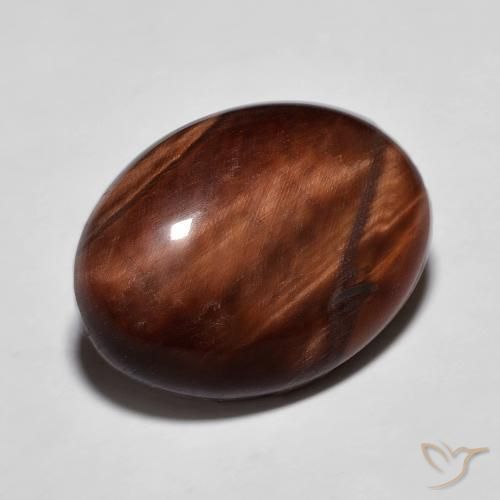 Olho de Tigre Gingerbread Marrom Natural 10.35ct, oval, Opaco