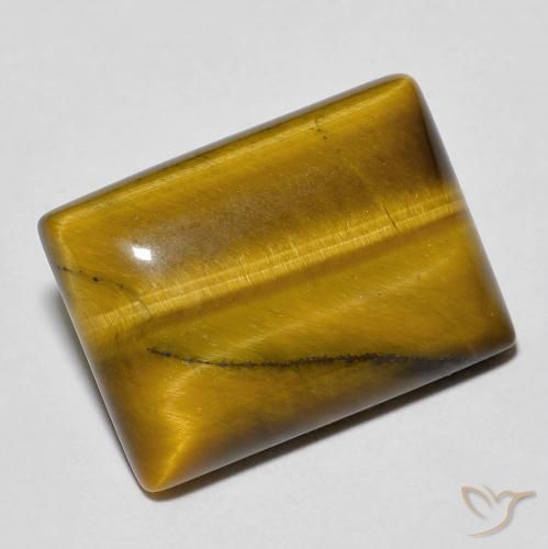 13.18ct Natural Marrom Quente Olho de Tigre, baguete, Opaco