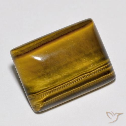 Olho de Tigre Marrom Quente Natural 10.41ct, baguete, Opaco