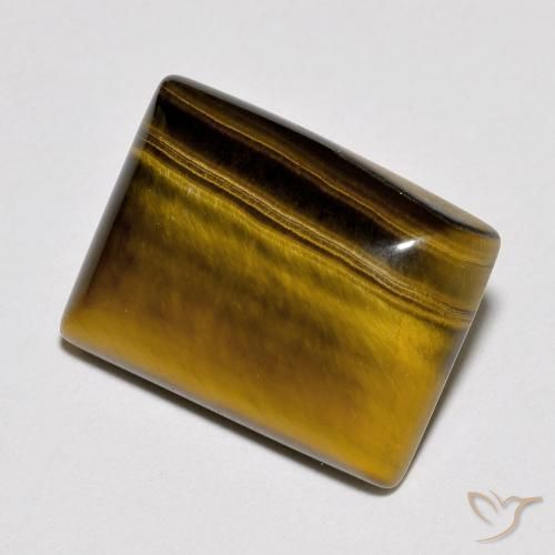 Olho de Tigre Marrom Quente Natural 10.19ct, baguete, Opaco