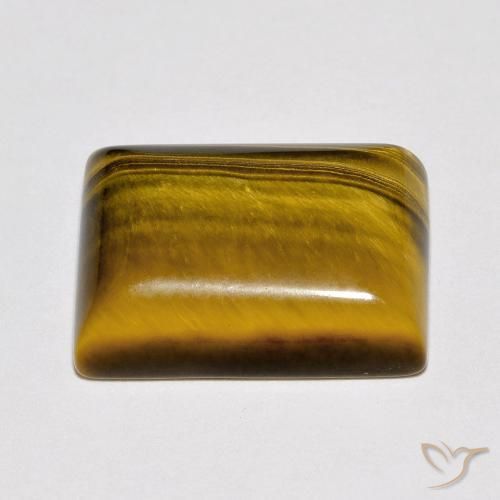 Olho de Tigre Marrom Quente Natural 10.19ct, baguete, Opaco