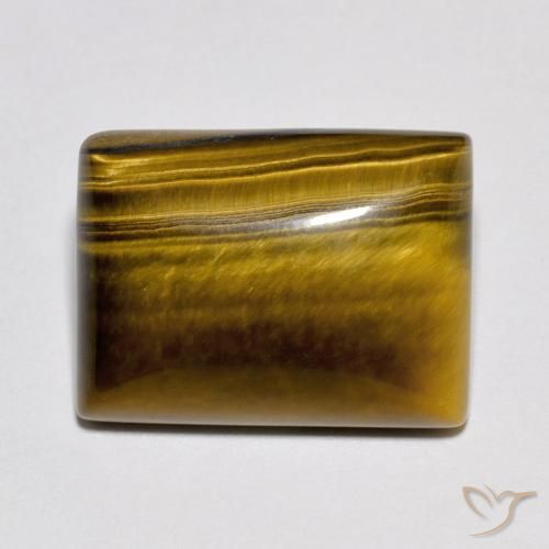 10.42ct Natural Marrom Quente Olho de Tigre, baguete, Opaco