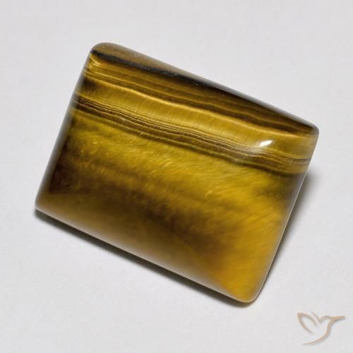 Olho de Tigre Marrom Quente Natural 10.42ct, baguete, Opaco