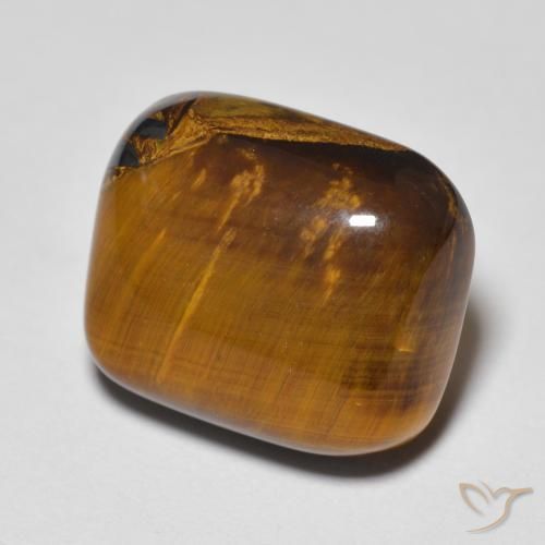 Olho de Tigre Marrom Quente Natural 8.83ct, Almofada, Opaco