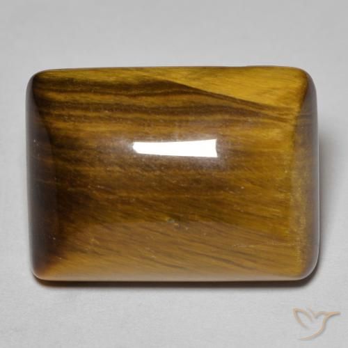19.32ct Natural Marrom Quente Olho de Tigre, baguete, Opaco