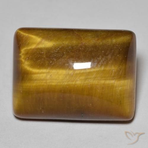 19.11ct Natural Marrom Quente Olho de Tigre, baguete, Opaco