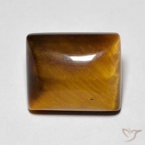 6.28ct Natural Marrom Quente Olho de Tigre, baguete, Opaco