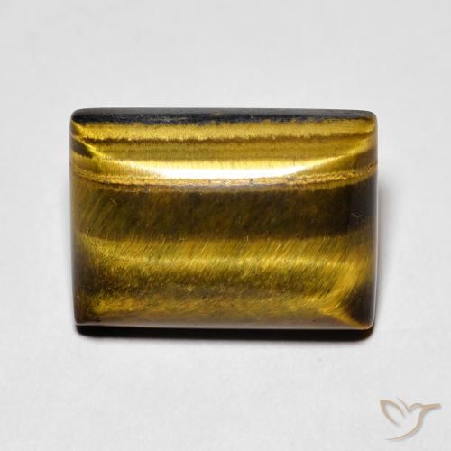 Olho de Tigre Marrom Quente Natural 7.70ct, baguete, Opaco