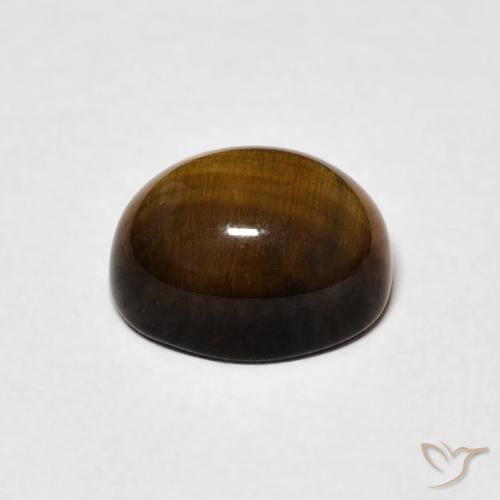 Olho de Tigre Gingerbread Marrom Natural 2.33ct, oval, Opaco