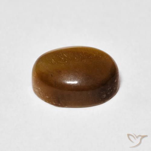 Olho de Tigre Marrom Quente Natural 3.12ct, oval, Opaco