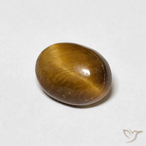 Olho de Tigre Marrom Quente Natural 1.45ct, oval, Opaco