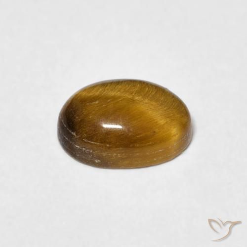 Olho de Tigre Marrom Quente Natural 1.45ct, oval, Opaco