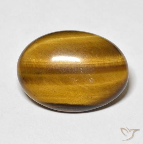 9.62ct Natural Castanho médio Olho de Tigre, oval, Opaco