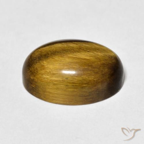Olho de Tigre Marrom dourado Natural 7.10ct, oval, Opaco