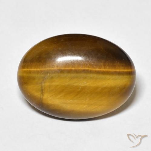 9.29ct Natural Marrom Quente Olho de Tigre, oval, Opaco