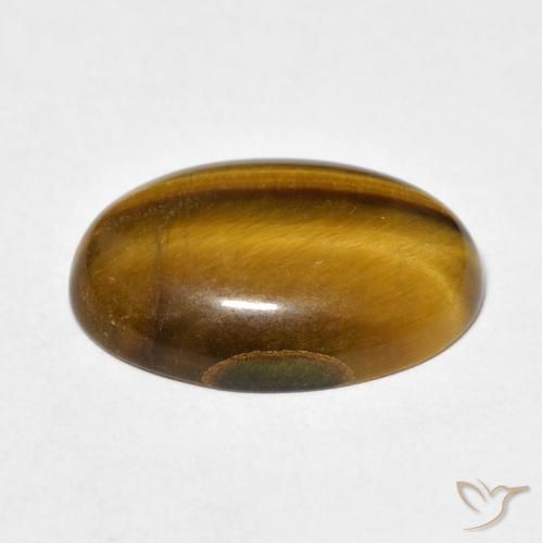 Olho de Tigre Marrom Quente Natural 9.29ct, oval, Opaco