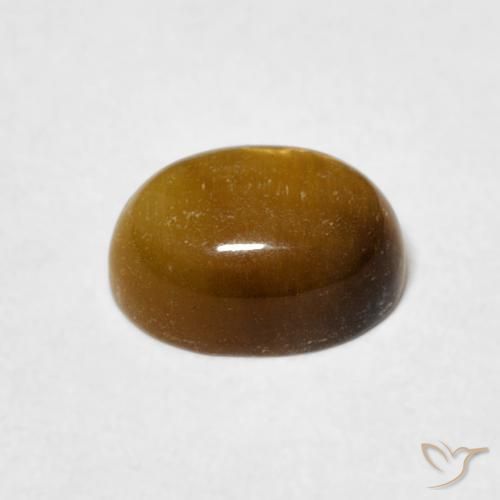 Olho de Tigre Marrom dourado Natural 13.39ct, oval, Opaco