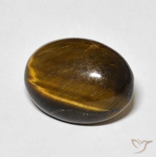 Olho de Tigre Marrom Quente Natural 8.85ct, oval, Opaco