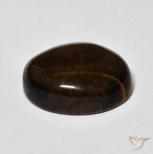 Olho de Tigre Marrom Quente Natural 10.42ct, oval, Opaco
