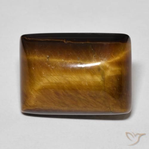 13.67ct Natural Castanho médio Olho de Tigre, baguete, Opaco
