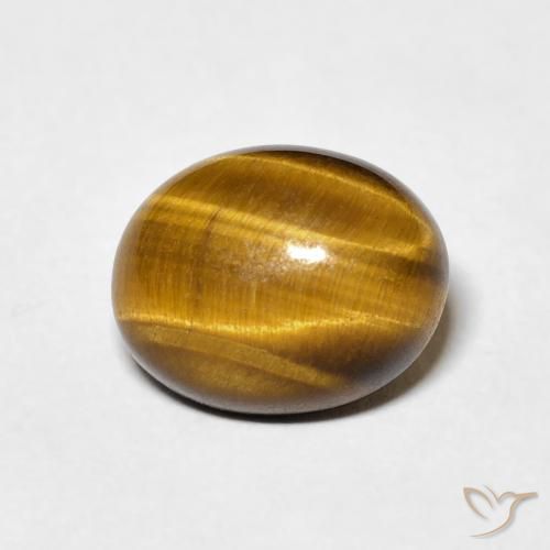 3.51ct Natural Castanho médio Olho de Tigre, oval, Opaco