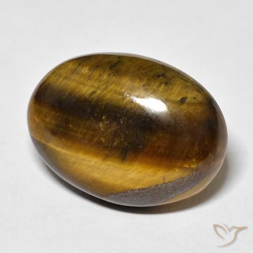 Olho de Tigre Marrom Quente Natural 22.45ct, oval, Opaco