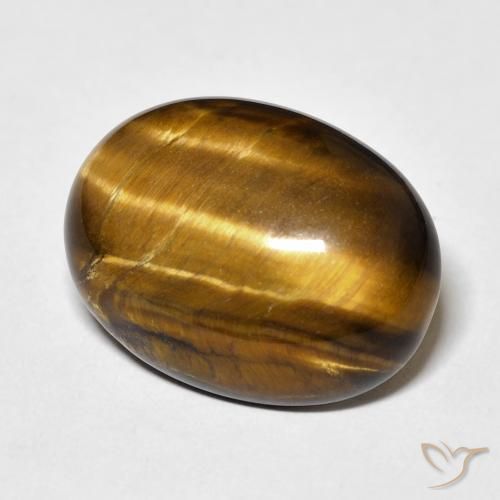 Olho de Tigre Marrom Quente Natural 14.73ct, oval, Opaco