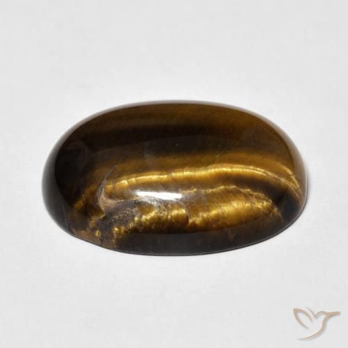 Olho de Tigre Marrom Quente Natural 14.73ct, oval, Opaco