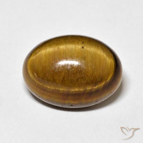 10.40ct Natural Marrom Quente Olho de Tigre, oval, Opaco