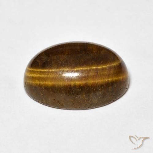 Olho de Tigre Marrom Quente Natural 10.40ct, oval, Opaco