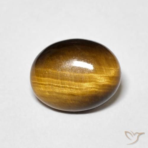 3.04ct Natural Marrom dourado Olho de Tigre, oval, Opaco