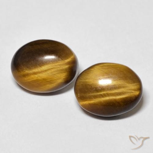 5.92ctw Natural Marrom Quente Olho de Tigre, oval, Opaco