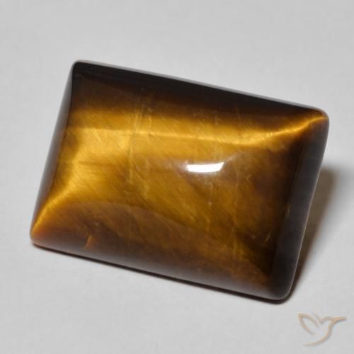 Olho de Tigre Marrom dourado Natural 13.01ct, baguete, Opaco