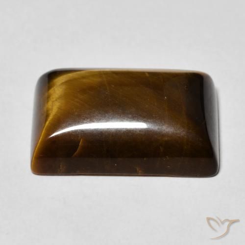 Olho de Tigre Marrom dourado Natural 13.01ct, baguete, Opaco
