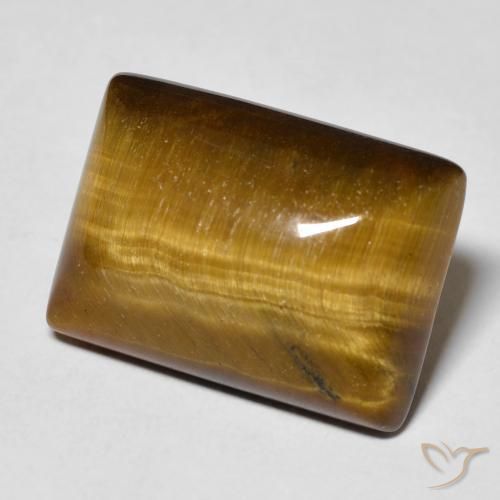 Olho de Tigre Marrom Quente Natural 12.68ct, baguete, Opaco
