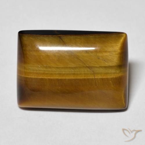 10.74ct Natural Marrom Quente Olho de Tigre, baguete, Opaco