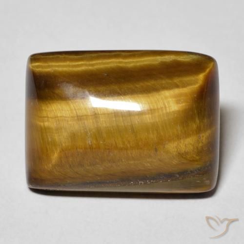 13.92ct Natural Marrom Quente Olho de Tigre, baguete, Opaco