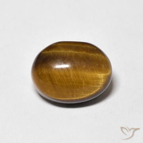 3.04ct Natural Castanho médio Olho de Tigre, oval, Opaco