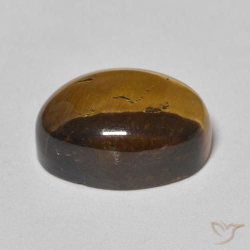 Olho de Tigre Marrom Quente Natural 7.31ct, oval, Opaco