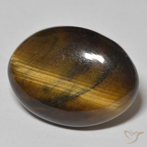 Olho de Tigre Marrom Quente Natural 24.06ct, oval, Opaco