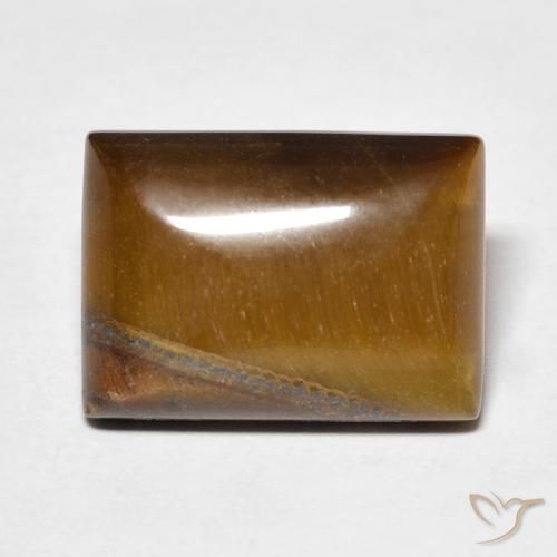 7.35ct Natural Marrom Quente Olho de Tigre, baguete, Opaco, Photo A
