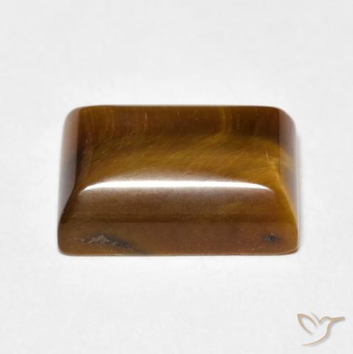 Olho de Tigre Marrom Quente Natural 8.08ct, baguete, Opaco