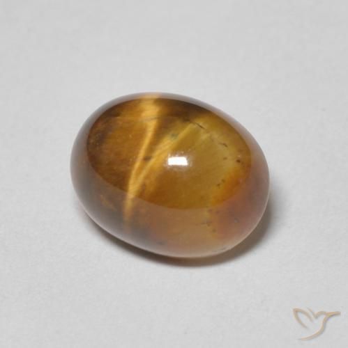 Olho de Tigre Marrom Quente Natural 2.64ct, oval, Opaco